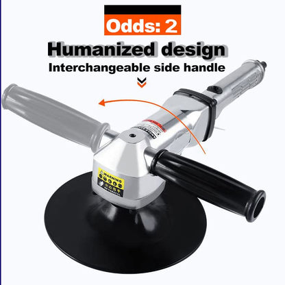 7" Pneumatic Sander Polisher, 2500 RPM Variable Speed Air Sanding Tool