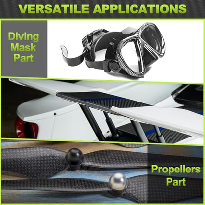 MECCANIXITY 3K Carbon Fiber Plate Panel Sheets, 200 x 300 x 0.5mm Carbon Fiber Board Plate Matte Twill Weave Panel Sheets Flexible for RC Aircraft, Model Car, Auto Parts - size: 200 x 300 x 0.5mm/7.87 x 11.8 x 0.02 inches