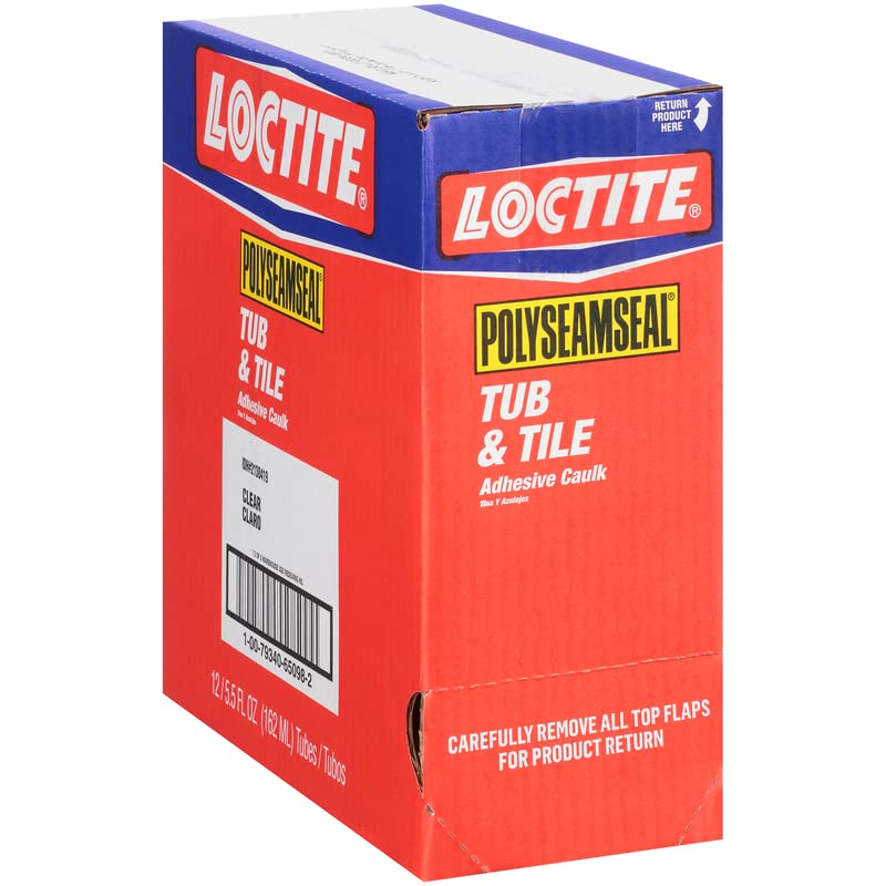 Polyseamseal Tub And Tile Caulk Almond Paintable 6 Oz 1/4 " X 1/4 "12