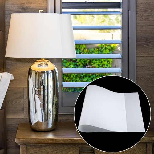 Pushglossy 2 Pcs 48" x 24" x 1/30'' Plastic Sheets for Crafts