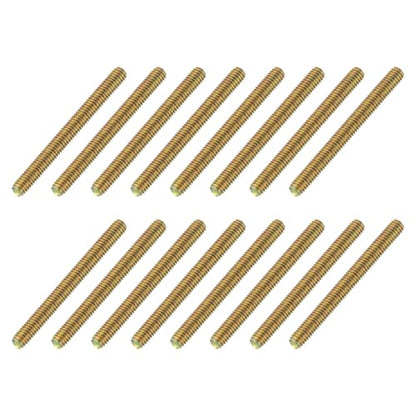uxcell 16 Pack Fully All Threaded Rod 5/16" Thread, 3-1/4" Length, Thread Screw Threaded Rod Screw Sofa Foot Screw Bolt for Chair Furniture Mounting Assembly Fastening - size: 3-1/4"