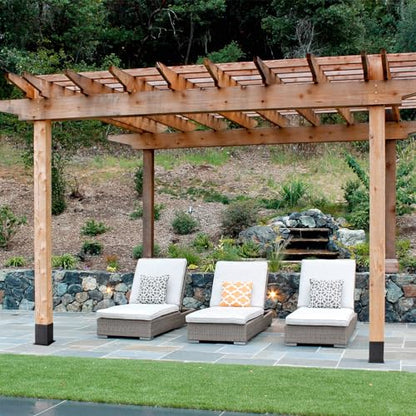 8 Pcs 4"× 4" Post Base|Inner Size (Fit 3.6" x3.6“) Lumber - size: 4"x4", style: 8 Set