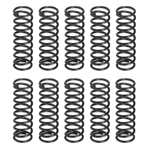 uxcell 30Pcs Compression Spring 10mm OD 1.2mm Wire Size 30mm Free Length - color: Black, size: 10mm x 1.2mm x 30mm