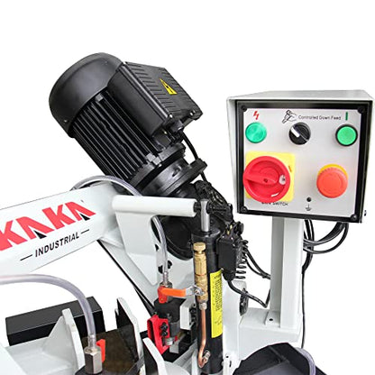 Mitering Band Saw, 7.8 x 6.7 in, KAKA INDUSTRIAL BS-76G - style: 7.8"x6.7" Swivel Mast