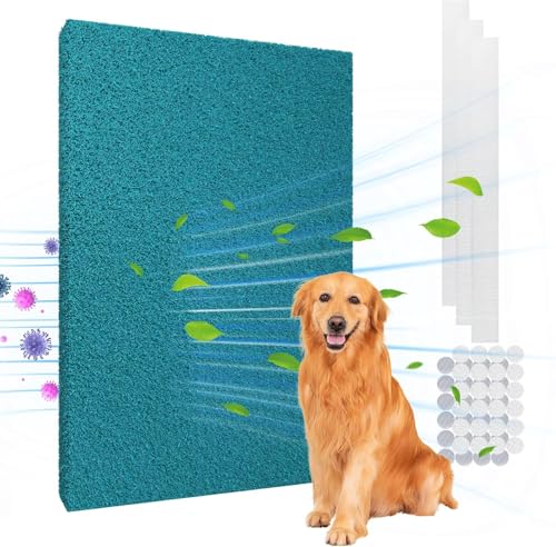 Reusable Air Filters 20x30-Cut to Size Furnace Filter,MERV 6 High Air Flow Air Filter material for AC,Home & RV,Washable Replacement Air Conditioner with 24 Hook Tabs (Actual 20x30x0.5 in.) - style: MERV 6-Green-1PC