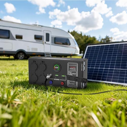 Nilight Mini Power Box 12V/24V DC Distribution Box Plug & Play Multi Ports - color: 12V 24V Mini Power Box