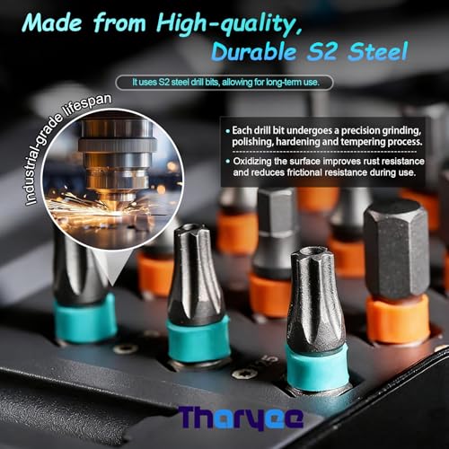 24 in 1 Magnetic Ratcheting Screwdriver Set with Detachable Handle