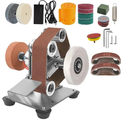 Mini Belt Sander 7 Adjustable Speed -15 Degree Professional Electric