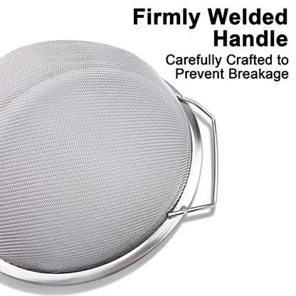 4 Packs Fine Mesh Paint Strainer 60 Mesh Stainless Steel Paint Filter Emulsion Honey Funnel Filter Cover Fits 5 Gallon Paint Bucket Filter Tool Insert