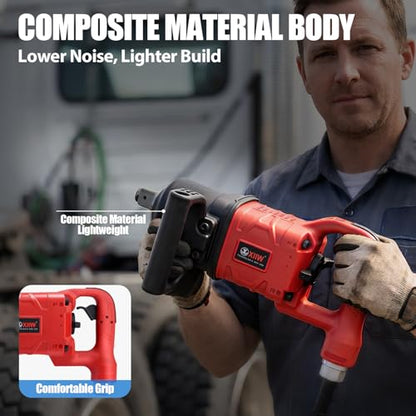 1 Inch Air Impact Wrench, Up to 3000ft-lbs Torque, 5000RPM 1'' Impact Gun - size: 1 Inch | 3000 ft-lbs