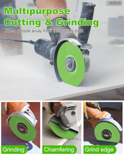 4.5 Inch 6 Pcs Diamond Rock Slab Grinding & Cutting Disc - size: 4.5 Inch(Standard)