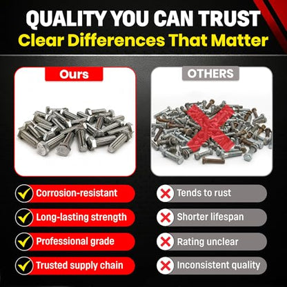 Chenango Supply 3/8-16 X 1-1/4" Stainless Steel Hex Head Bolts - size: 3/8-16 X 1-1/4"