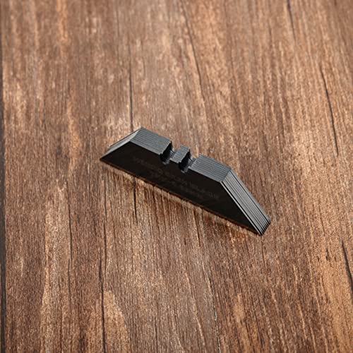 Utility Knife Blades, Pack of 10 Standard Replacement Blades for Heavy Duty Utility Knives and Box Cutters, Made of Black Carbon Steel, Thicker and Sharper than Normal Silver Blades