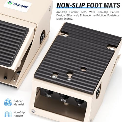 TAILONZ 1/4"NPT Pneumatic Foot Pedal Valve 4 Way 2 Position FV420 - size: 4 Way 2 Position