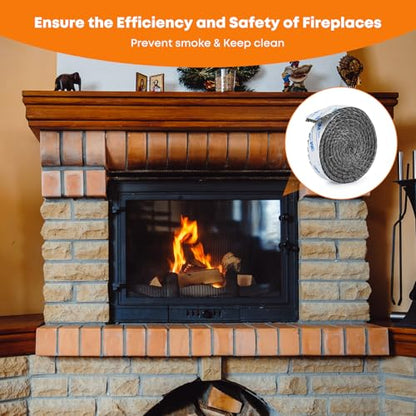 Stanbroil Stove Gasket Tape, 1" Width, 1/8" Thick, 72" Length - size: 1" Wide - 1/8" Thick