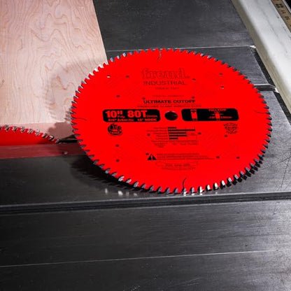 Freud LU85R009 9" Ultimate Cut-Off Blade, Multi, One Size - style: 9-Inch 72 Tooth ATB Ultimate Cut-Off Saw Blade with 5/8-Inch Arbor and PermaShield Coating