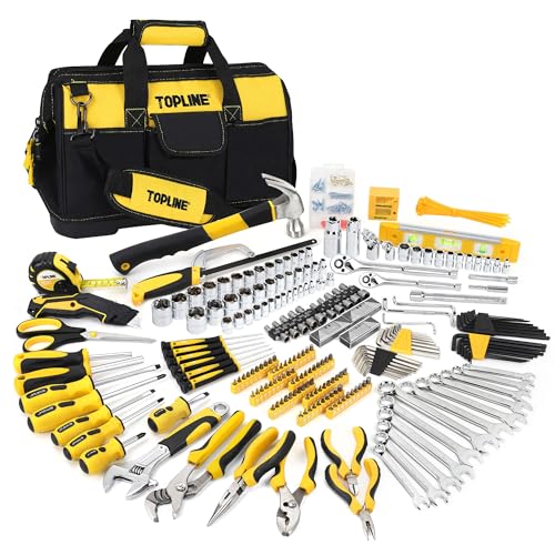 TOPLINE 467-Piece Household Home Tool Kit with Bag, Tool Set for Mechanics