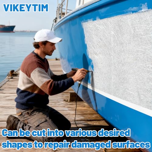 Fiberglass Mat 50 in x 30 ft, 125 Sq. Ft Fiberglass Chopped Strand Mat