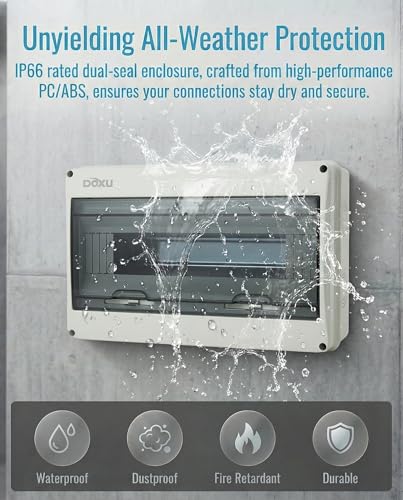 15 Way HT Circuit Breaker Box, Distribution Protection Box - size: 15Way-309x200x105 MM
