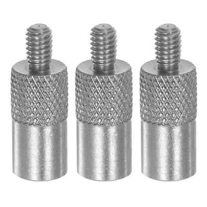 HARFINGTON 3pcs Flat Contact Points 5mm Dia 10mm Length M2.5 Thread 303 Stainless Steel for Dial Digital Indicator Depth Gauge Thickness Gauge - size: 5mmx10mm