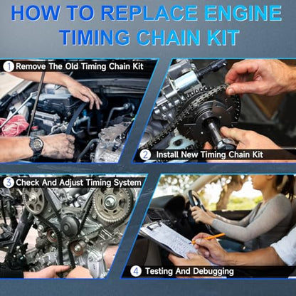 EJ251 EJ253 Engine Water Pump Timing Belt Kit Fits for Subaru Forester 99-05/ Impreza 99-05/ Legacy 1999/ Outback 00-05, Saab 9-2X 05-06 2.5L OE 13028-AA231 13073-AA080 13073-AA190