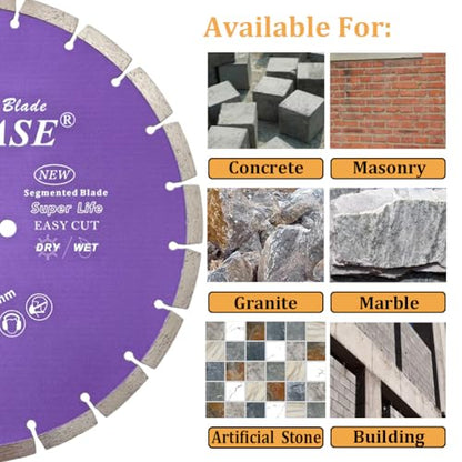 12 inch General Purpose Segmented Diamond Saw Blade for Concrete Masonry Brick Block Stone - style: 12''