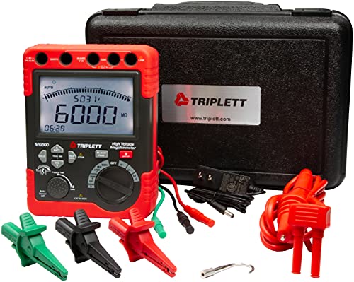 Triplett MG600 High Voltage Insulation Resistance Tester - size: MG600, style: Standard