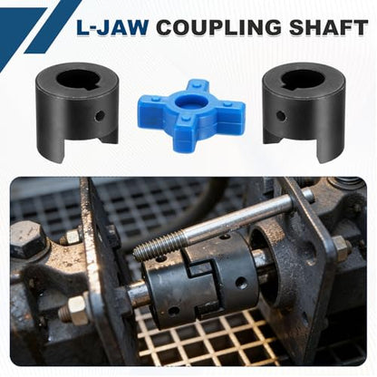 MECCANIXITY Flexible Coupling Coupler Set, 5/8" to 5/8" L070 Black - size: 5/8" to 5/8"