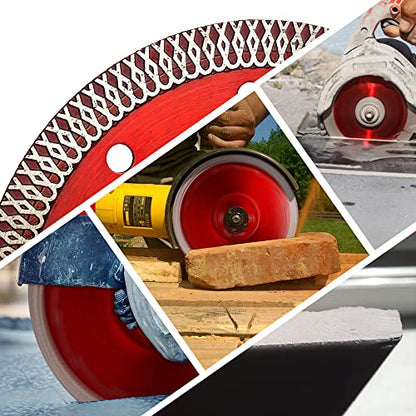 YIJING 2Pcs/Lot 5” Super Thin Diamond Saw Blade Porcelain Tile Blade for Cutting Stone Ceramic Tile (5”-2pc) - size: 5”-2pc