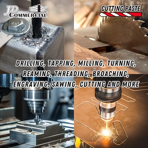 Cutting Paste 10 OZ, Cutting, Tapping, and Drilling Lubricant, Reduces Heat, Extends Tool Life & Improves Precision, for Drilling, Milling, Threading, and More (3 Pack) - size: 10 OZ - 3 Pack