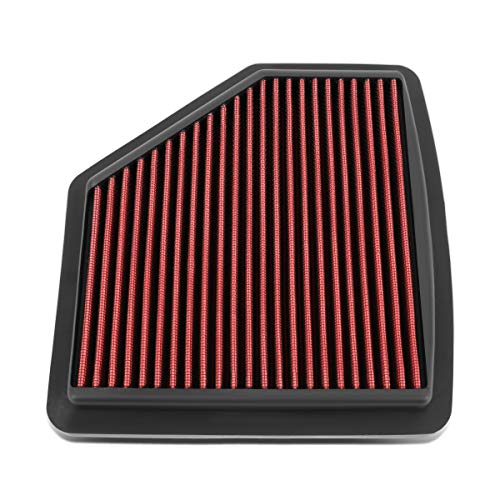 DNA Motoring AFPN-192-RD Clean Air Washable Drop In Panel Air Filter Enhance Engine Performance Power & Acceleration Improve [Compatible with 16-19 Honda HR-V 1.8L] - style: 16-19 Honda HR-V 1.8L