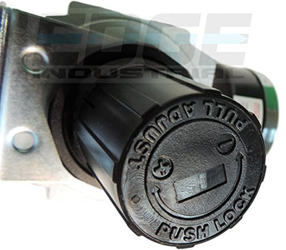 HEAVY DUTY IN-LINE COMPRESSED AIR PRESSURE REGULATOR FOR AIR COMPRESSOR, 7 TO 215 PSI ADJUSTABLE, HIGH FLOW RATE, WALL BRACKET AND GAUGE INCLUDED (3/4" NPT, 140 CFM) - style: 3/4" NPT, 140 CFM