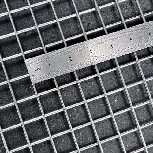 11Gauge 40"x20"Stainless Steel Hardware Cloth 1 inch Delivered Flat|Strong Heavy Wire Fence Chicken Wire Fencing Metal Screen for Screen Door Mesh,Poultry Cage,Grill Mesh,Bird Netting,Pet Metal Grate - size: 40"x20", style: 11 Gauge, 1 inch Holes