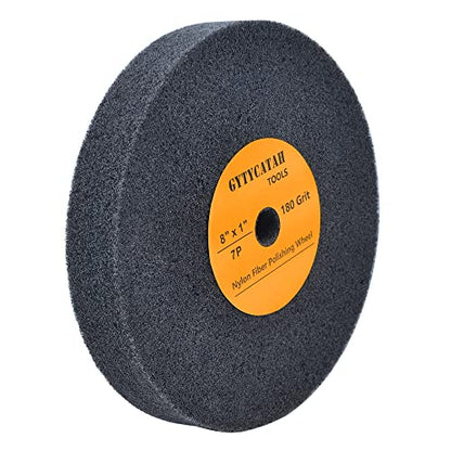 8" Deburring Wheel, Nylon Fiber Polishing Wheels, 7P - style: 8" x 1" x 3/4"