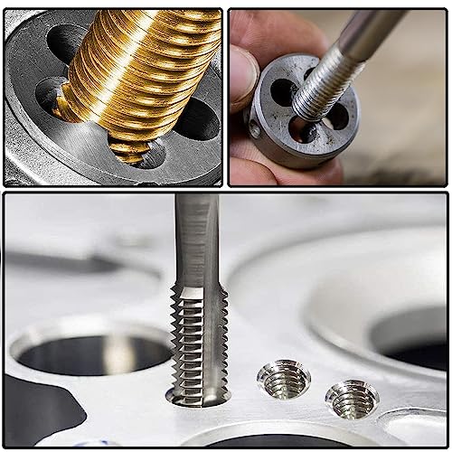 M8 X 1.25 Metric Tap and Die Set, Threading Tap Die Set - color: m8*1.25