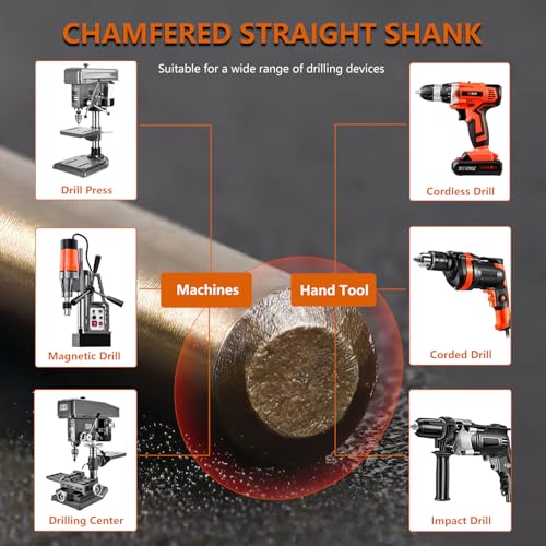 10-Piece 5/32" M35 Cobalt Twist Drill Bit Set for Stainless Steel - style: 5/32"(10pcs)