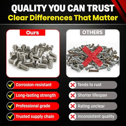 Chenango Supply 3/8-16 x 3/4" Stainless Steel Hex Head Bolts - size: 3/8-16 X 3/4"