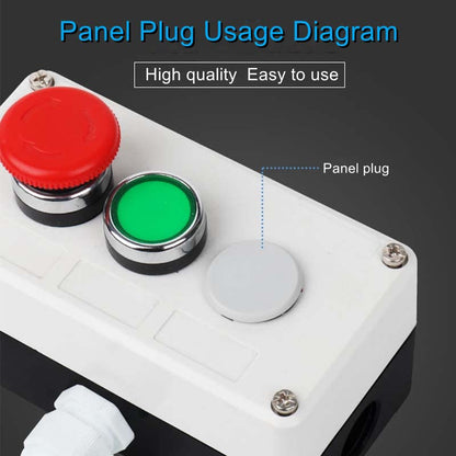Fielect 12Pcs 30mm Push Button Switch Hole Panel Plug - size: 1.18" / 30mm, style: 12Pcs