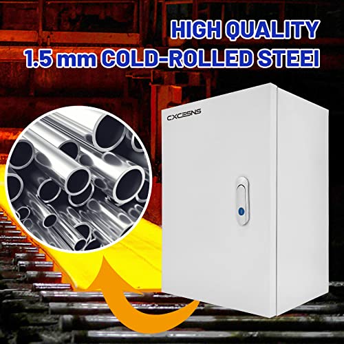 Outdoor Electrical Box 16x12x8 NEMA 4X IP66 Waterproof Junction Box - size: 16 x 12 x 8''