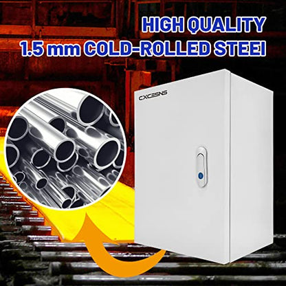 Outdoor Electrical Box 16x12x8 NEMA 4X IP66 Waterproof Junction Box - size: 16 x 12 x 8''