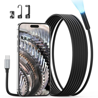 Teslong 10FT USB C Endoscope Camera for iPhone 15/16/17,Android Phone