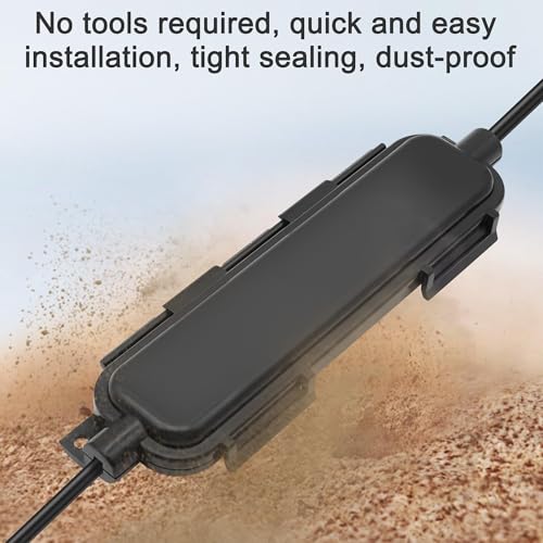 XMSJSIY Waterproof Optic Fiber Protection Connection Box LC Coupler-4PCS