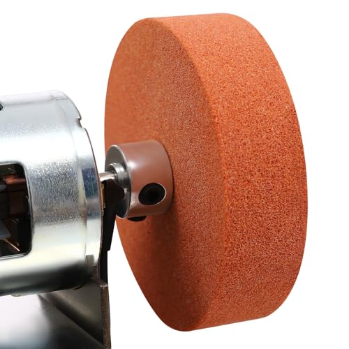 Mini Belt Sander, Knife Sharpener Electric Bench Grinder Sanding Machine, 3000-6000 RPM Belt Sander for Metal Working and Woodworking
