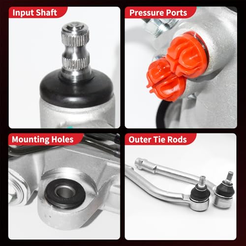 PHOBOOS Hydraulic Power Steering Rack and Pinion Fit for Hyundai & Kia - size: 26-2450/ES800035