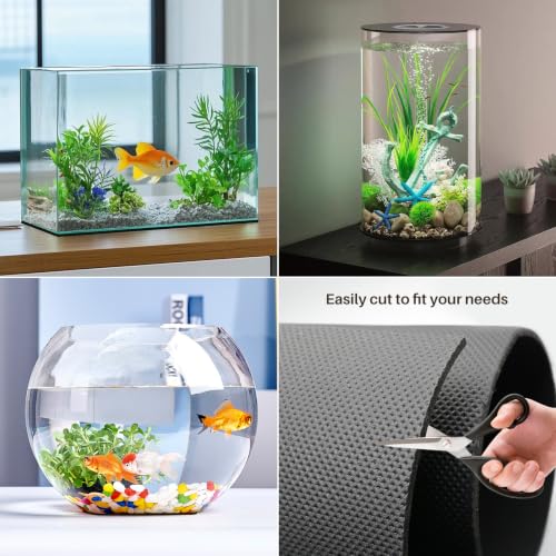2PCS 15x30in Aquarium Leveling Mat Waterproof Neoprene Fish Tank Mat - size: 15*30in