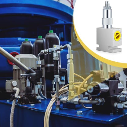 Adjustable Aluminum Pressure Relief Valve, 20 Gpm; 3000 Psi; #8 Sae (3/4-16 Orb), Hydraulic Pressure Control Valve for Systems and Pumps