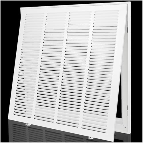 Return Air Filter Grille 20x20,Air Return Vent Cover for 20x20 Duct Opening - size: For 20''W×20''H-Duct Opening