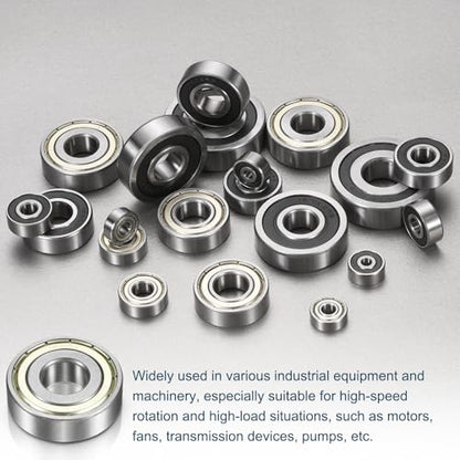 uxcell 1603ZZ Deep Groove Ball Bearing, 3pcs 5/16" x 7/8" x 9/32" Hign Carbon Chrome Steel Z2 Double Metal Sealed Bearing (P6) - size: 1603ZZ 5/16" x 7/8" x 9/32"
