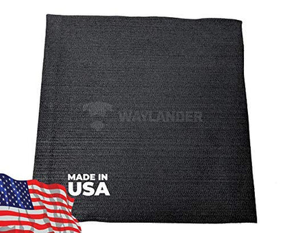 Waylander Fireproof Welding Blanket - Carbon Felt Fire Resistant Mat Made in USA | Flame Retardant Fabric, Heat Shield & Insulation Pad for Welding, Grills, Smokers, and Stoves (Up to 1800°F) - size: 18 x 18 inches