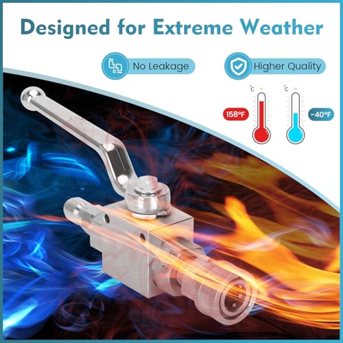 Pressure Washer Ball Valve, 3/8" Quick Connect, 4500 PSI Valve - style: 1Pcs